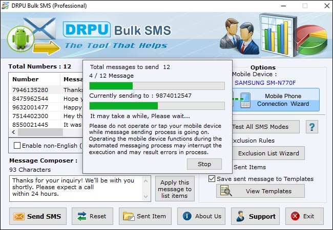 Bulk SMS Professional